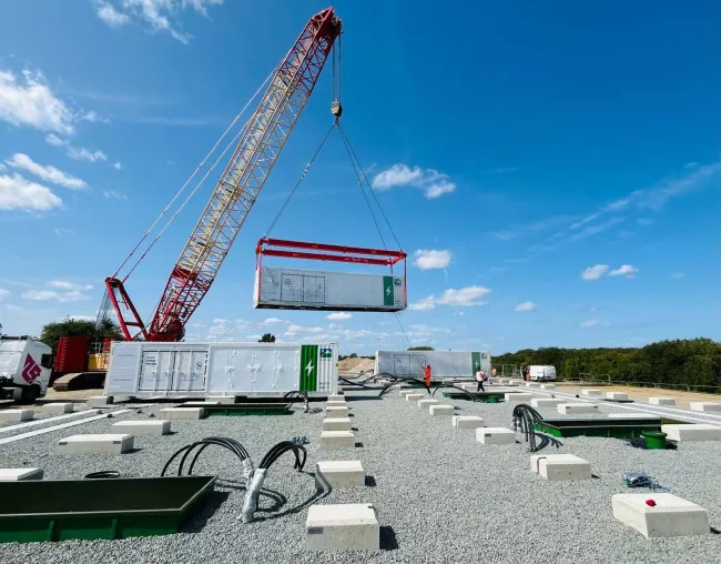 Sheaf Energy Park under construction