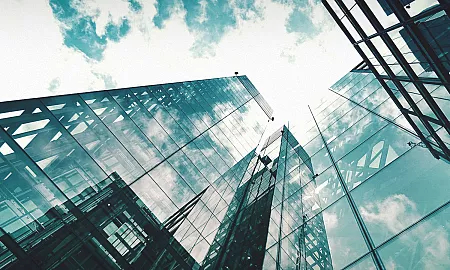 glass buildings