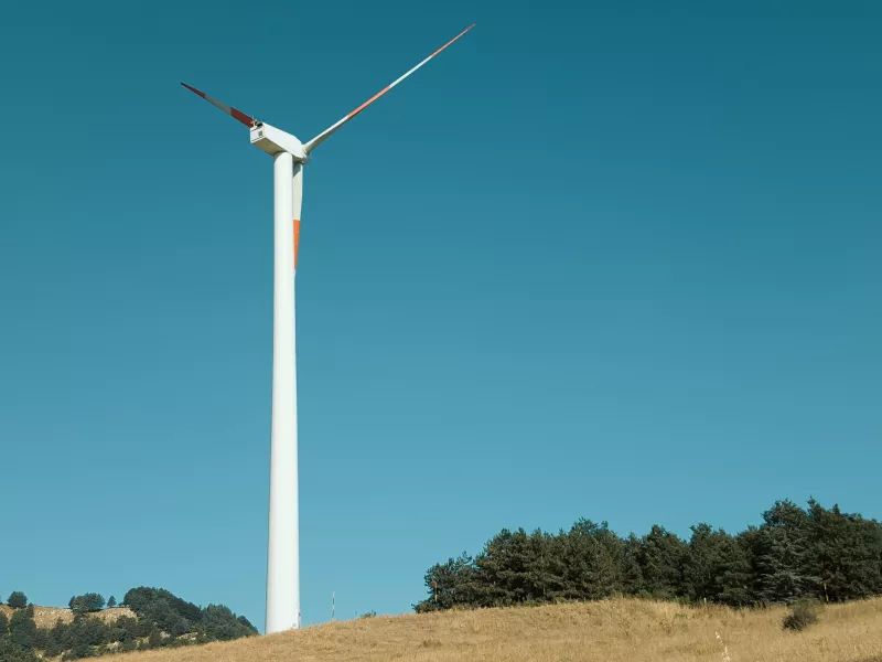 An onshore wind project